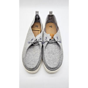 SO Women's Edenn Moc Toe Slip-On Casual Sneakers Gray 9.5